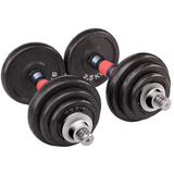 50kg CAST IRON BARBELL & DUMBBELL SET